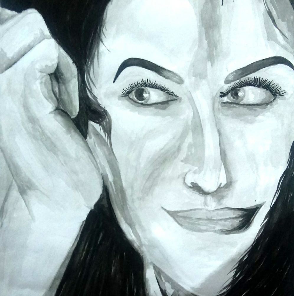 Drawing of human figure